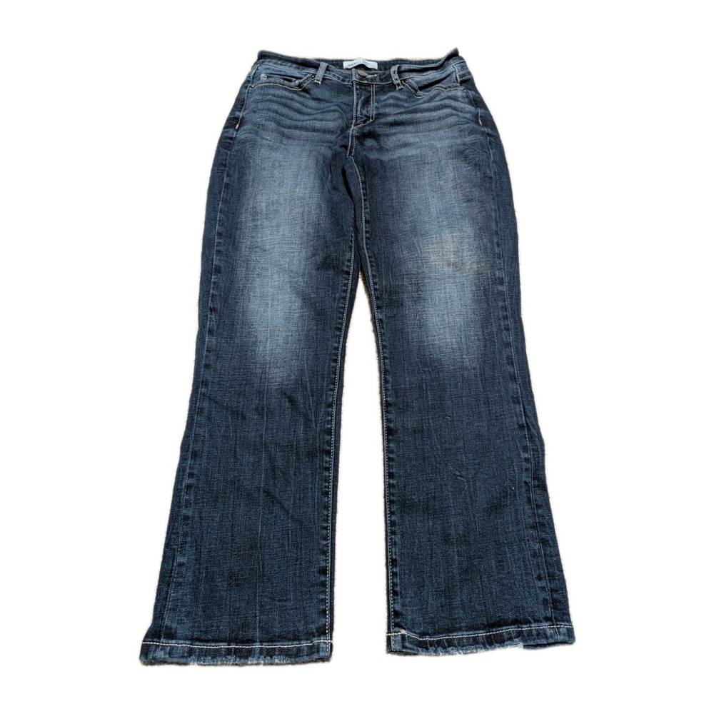 BKE Jeans Womens Size 26 (26x25) Gabby Capri Curvy Fit High Rise Y2K Blue